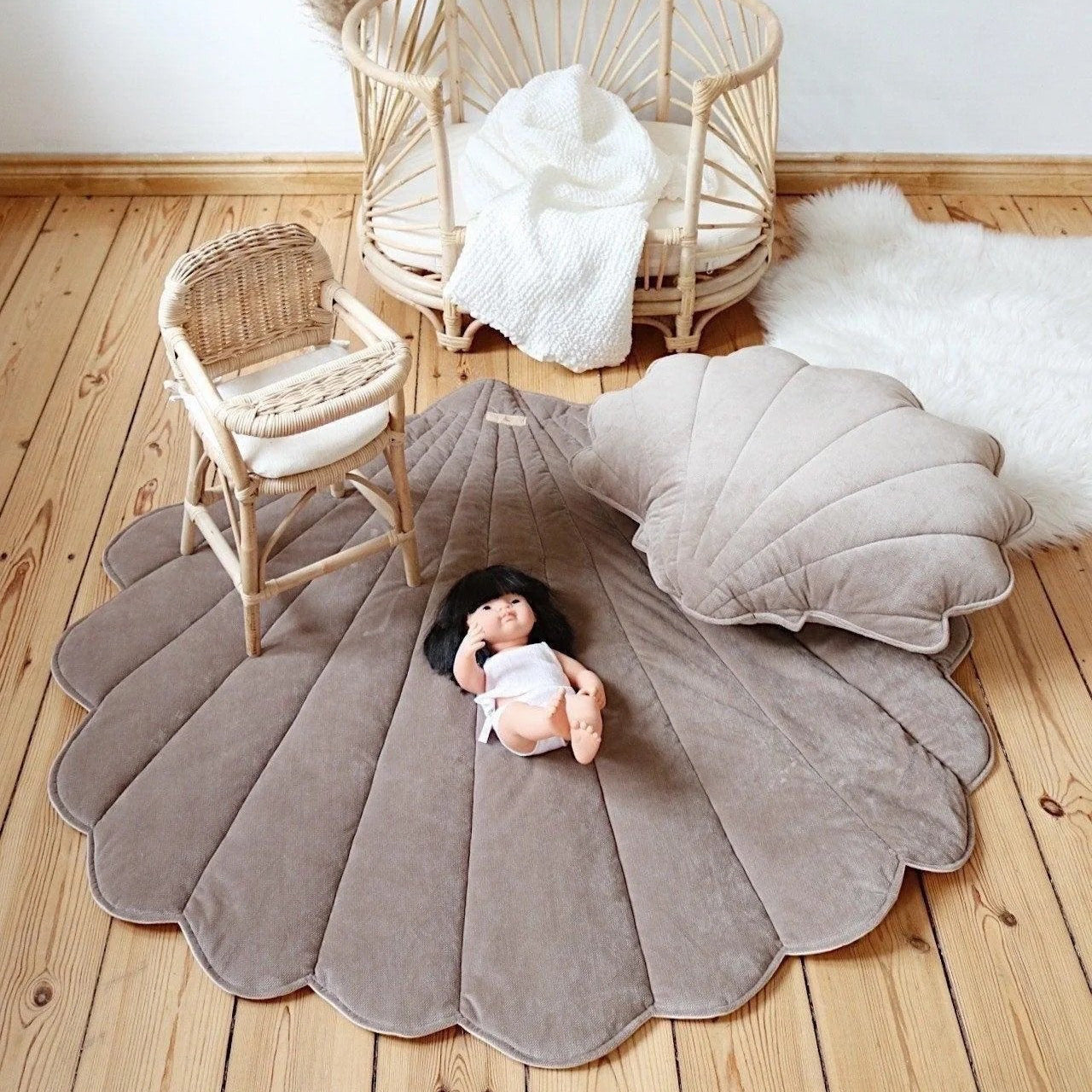 Velvet Schelp Speelmat