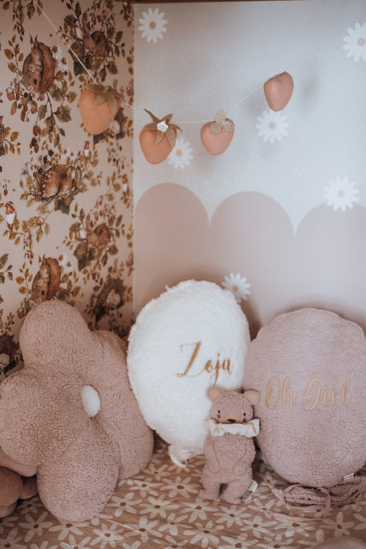 Decoratieve Ballon Fluffy Ecru