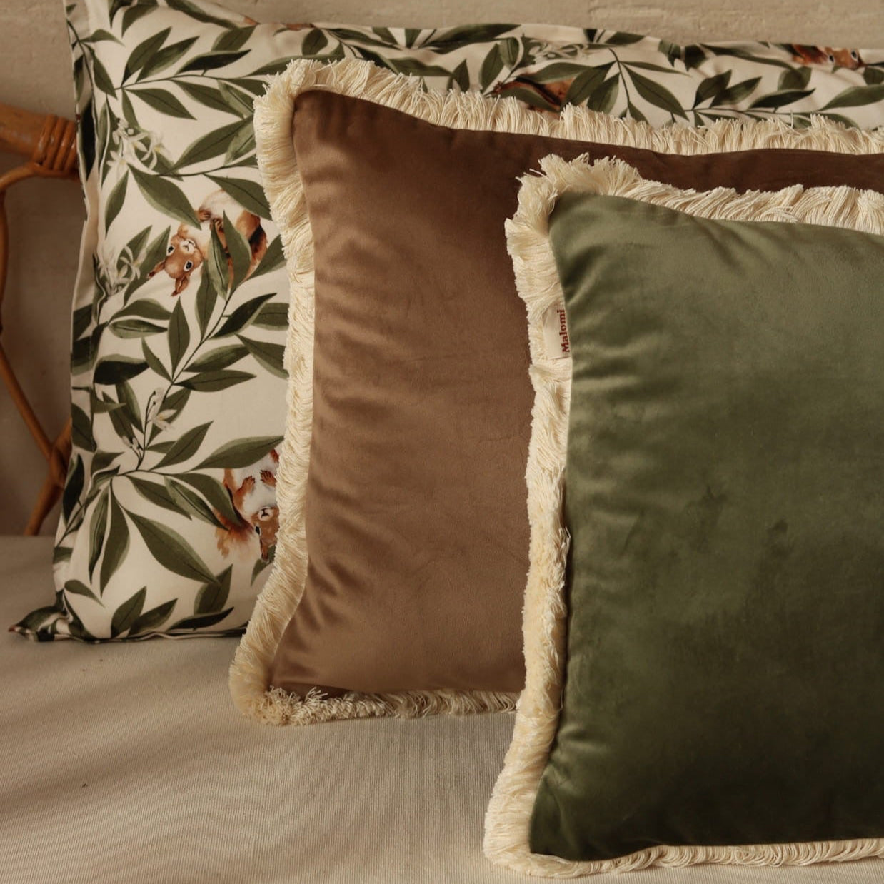 Pillow Delux Woodland Latte