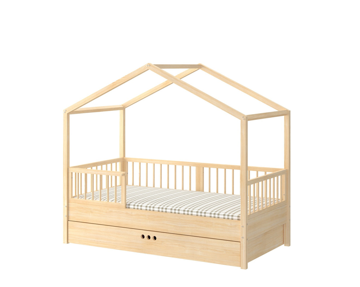 Dream Nest Pine House Bed 80x160