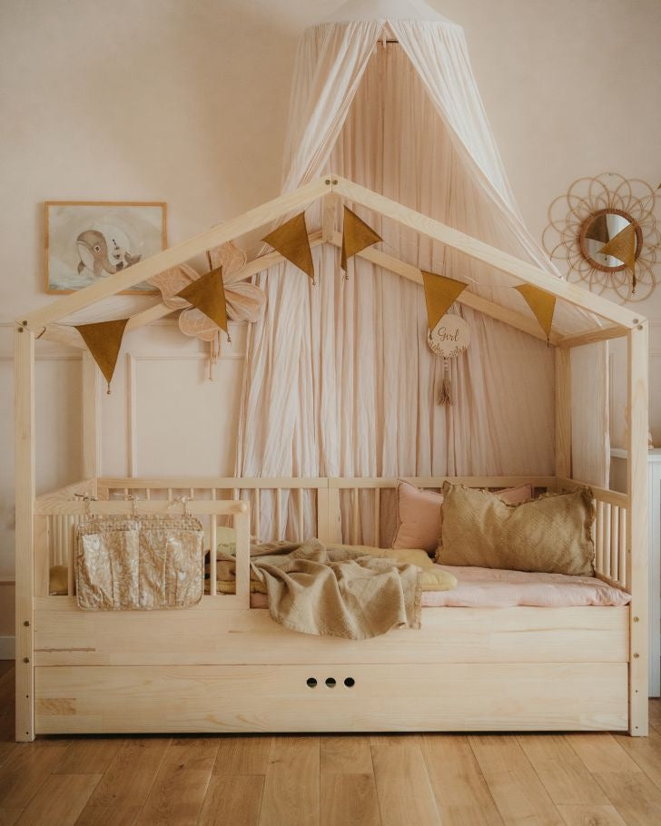 Dream Nest Pine House Bed 80x160