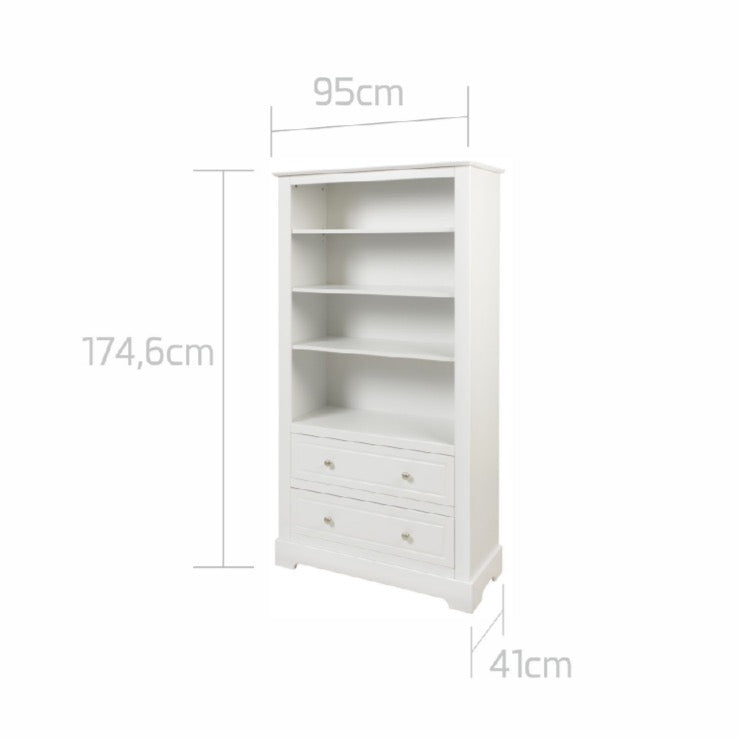 Marylou snow bliss bookcase